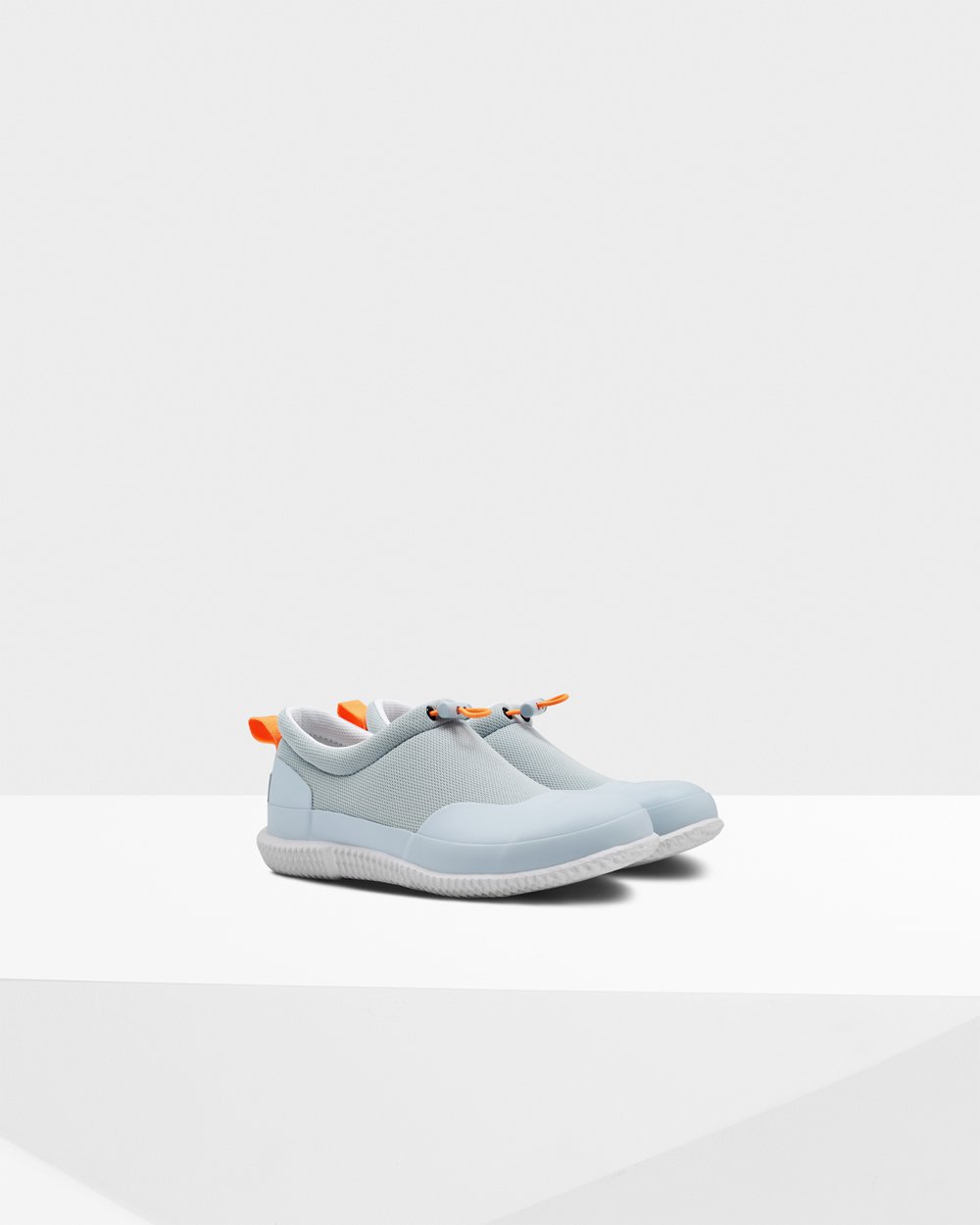 Womens Sneakers - Hunter Original Mesh (14CNDIPXT) - Grey/Blue
